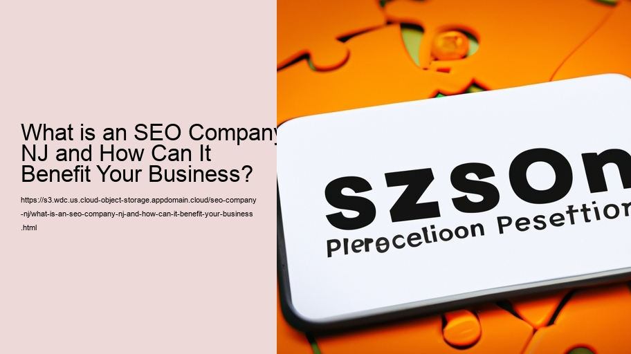 What is an SEO Company NJ and How Can It Benefit Your Business?